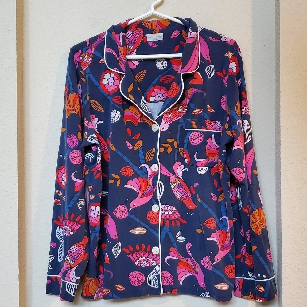 Bedhead Trina Turk L/S PJ Top. Size Large